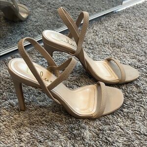 Lulus Tan Strappy Heels